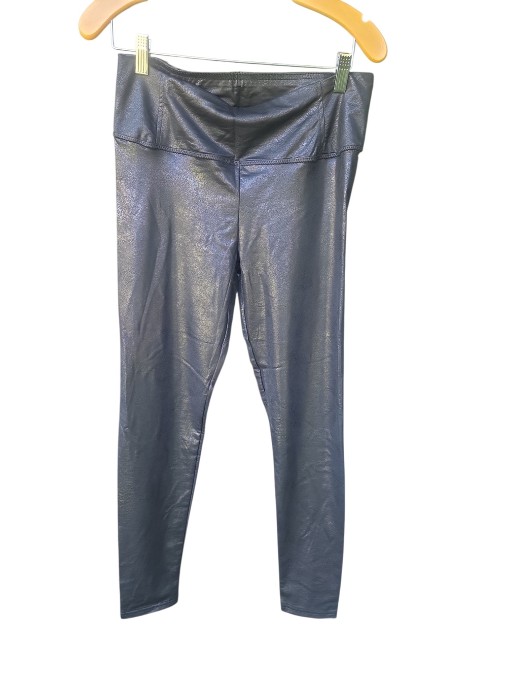 Bagatelle Black Faux Leather Leggings Large